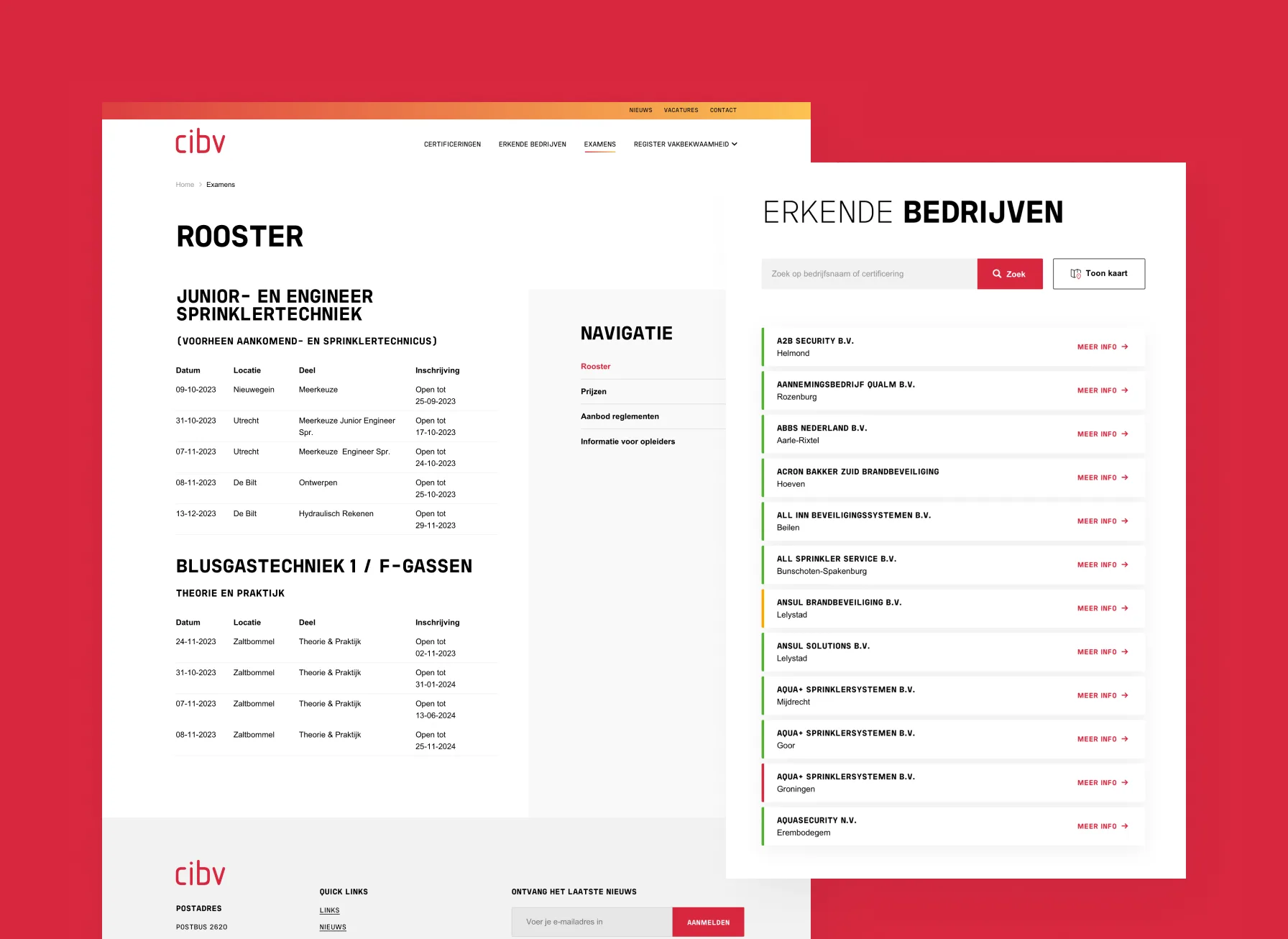 De uitdaging voor de CIBV website